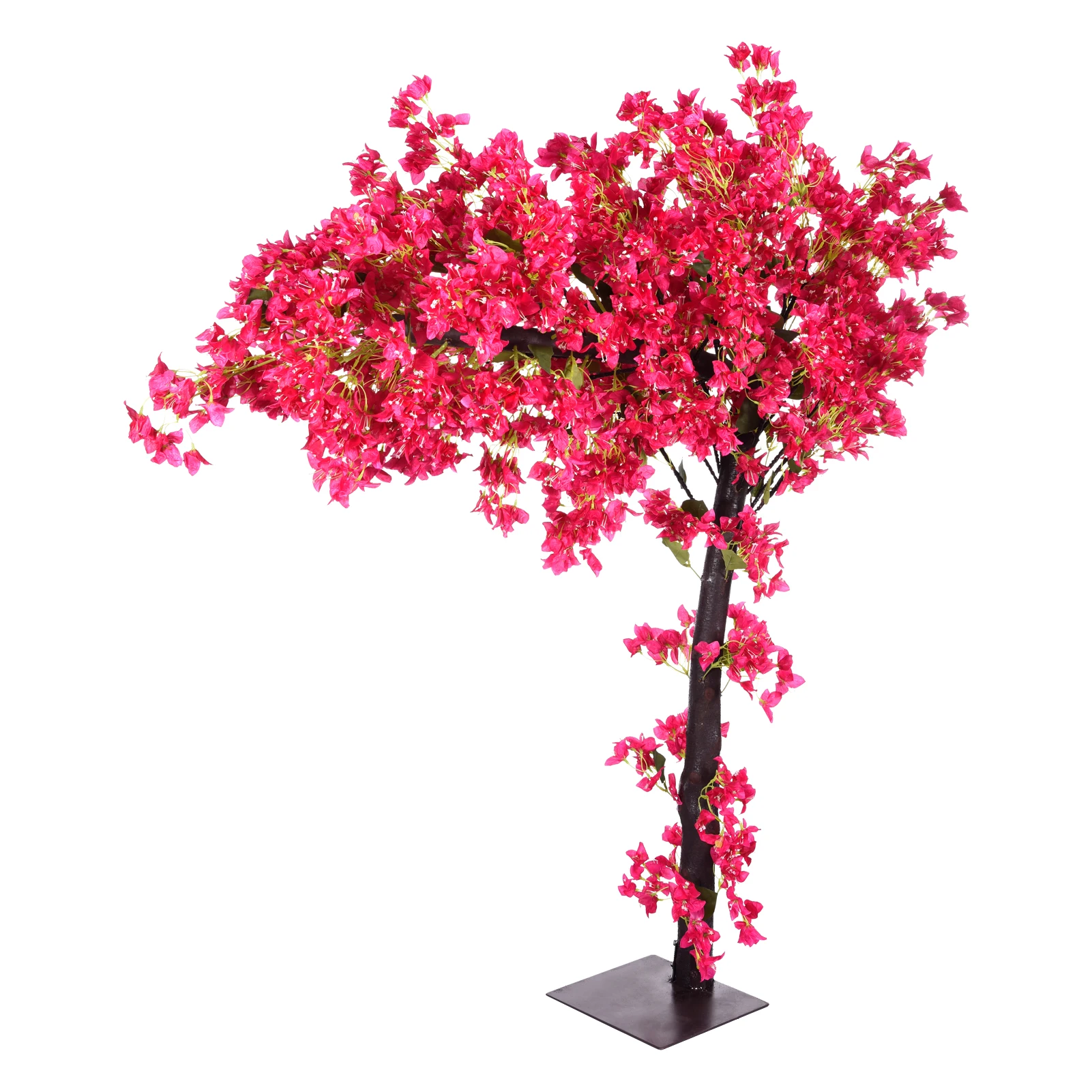 Árbol de imitación decorativo para exteriores, árbol de patio frontal grande, 5x4 pies, decoración de plantas de imitación grandes para bodas, fiestas, balcón de casa