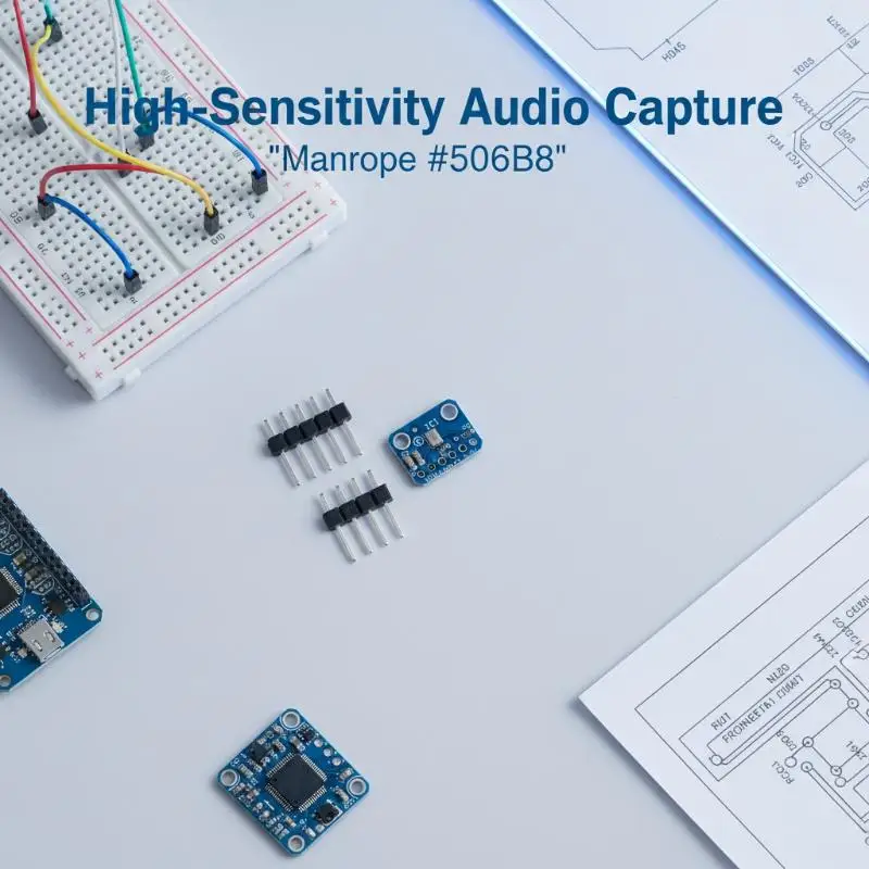 SPH0645 I2S MEMS Microphone 1 Set Digital Audio Sensor Module Small Form Factor For Raspberry Pi Interactive Projects