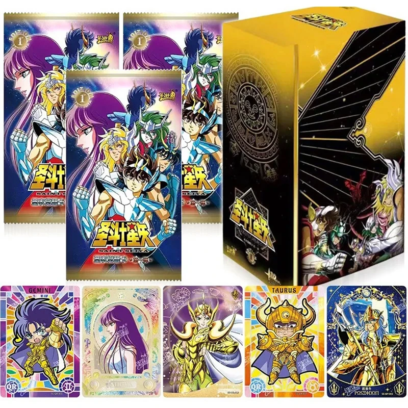 KAYOU Brand New Saint Seiya Vol.3 Card Box Japanese Anime Saints Awakening Collection Cards Gold Saints Shining Cards Gift