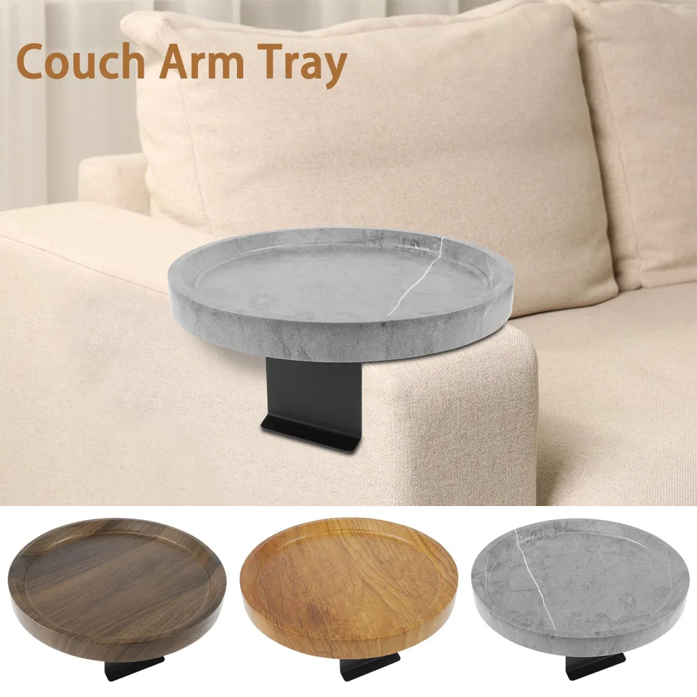 

Sofa Armrest Tray Wooden Sofa Armrest Tray Easy Storage Multifunctional Anti-slip Couch Arm Holder for Drinks Snacks Organizer