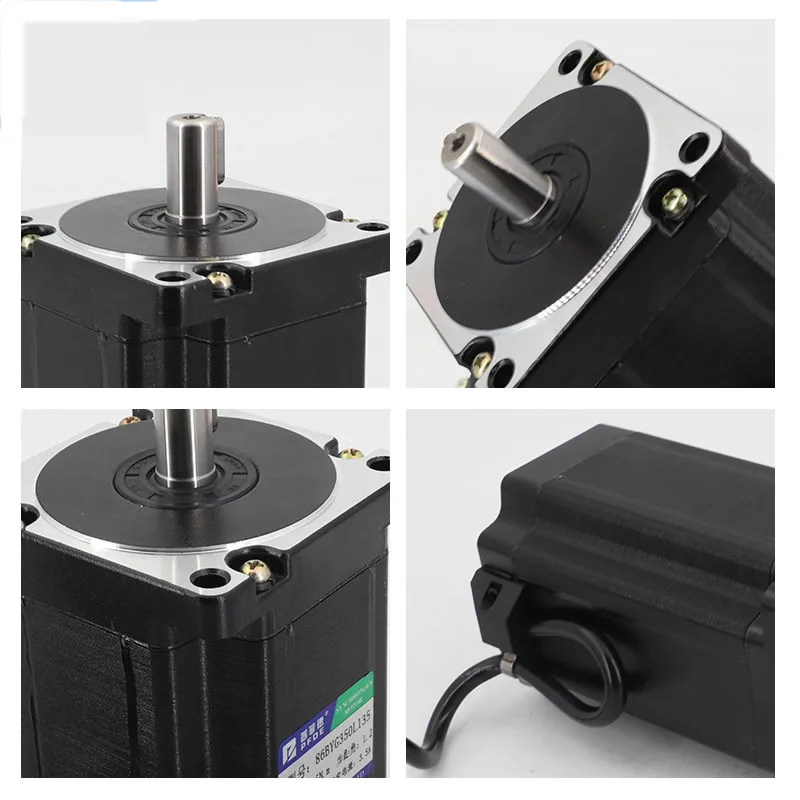 86 three-phase high torque stepper motor set 4N/6N/8.5N with 3M2254 driver 6.8A220V with oil seal