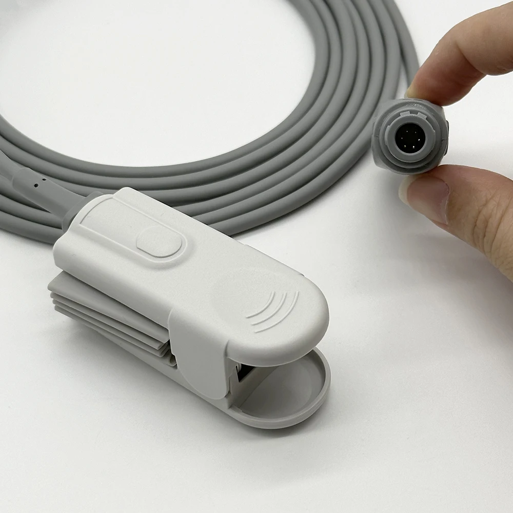 6-Pin 60-degree Spo2 Sensor, 3m