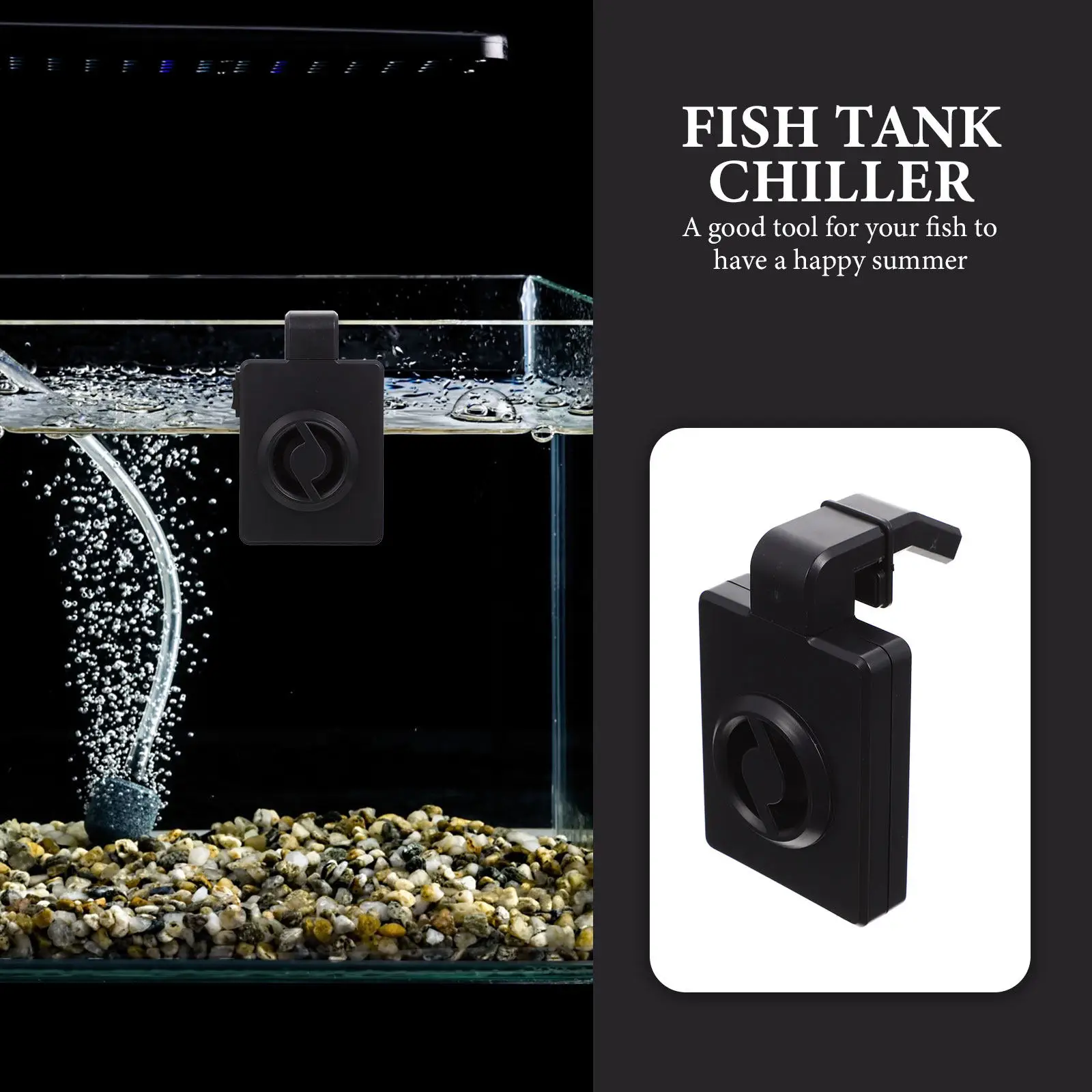 

Aquarium Fan Fish Tank Chiller Us Plug Adjustable Clip Aquarium Cooling Fan Heat Dissipation Cooler Portable Small Tank Cooler