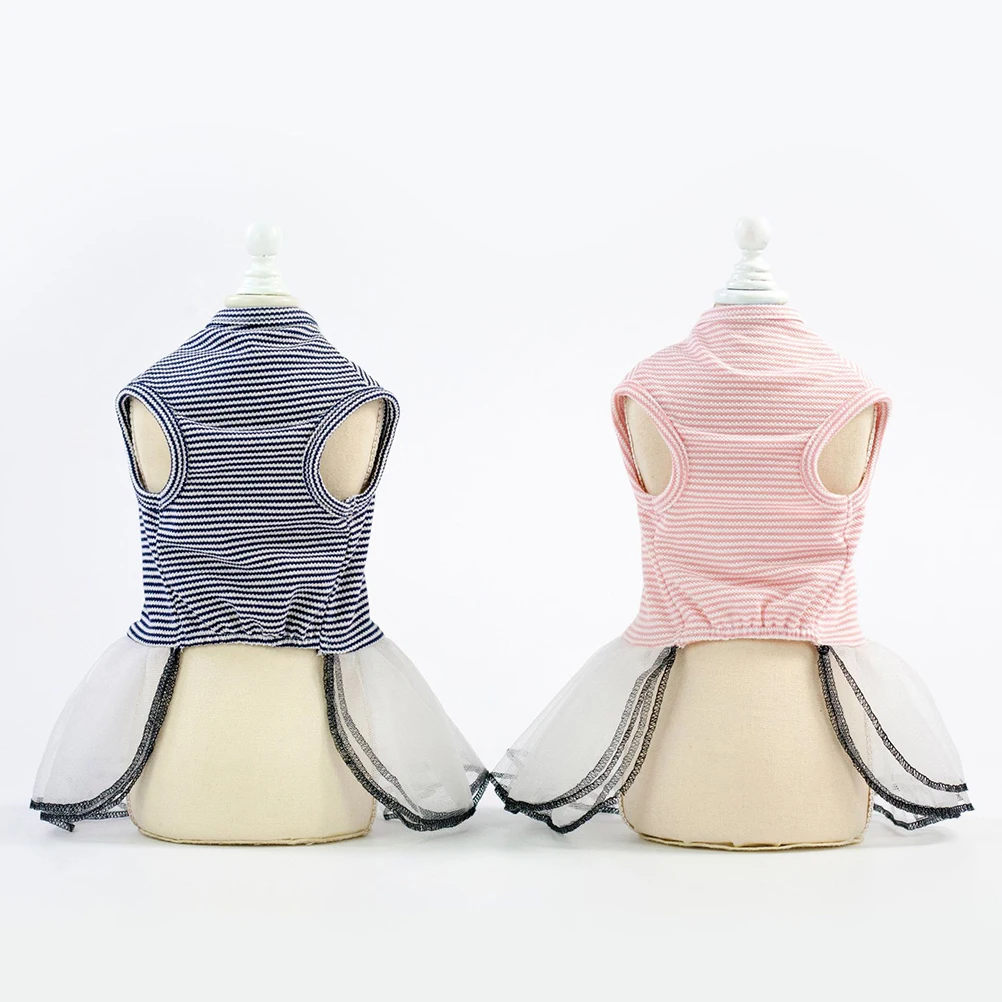 

puppy skirt pets skirt pets clothes puppy summer skirt pets stripe dress