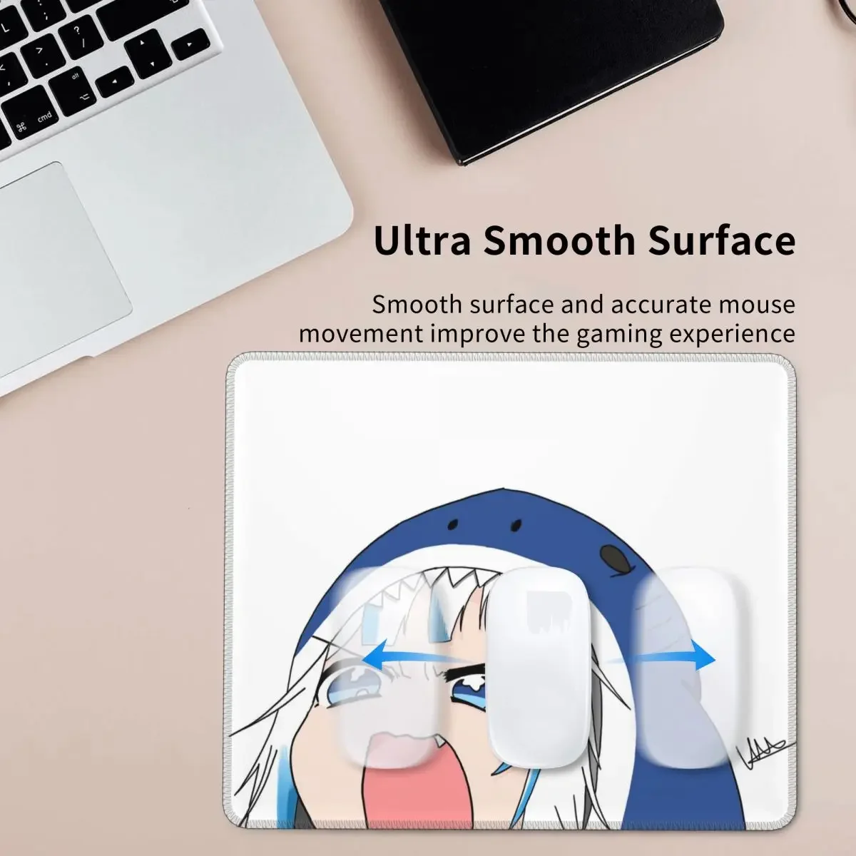 Gawr Gura (2) Mouse Pad Computer Keyboard Mouse Mat Gamer PC Desk Mat Office Table Mats