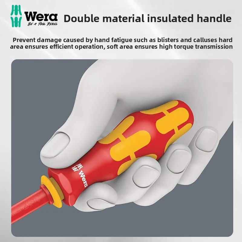 ชุดไขควงหุ้มฉนวนเยอรมัน Wera VDE เครื่องมือช่างไฟฟ้า 817