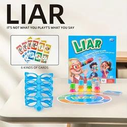 Juegos de mesa de Liar Fibber para niños, divertido juego de fiesta educativo para niños, narices y gafas, 2-4 jugadores, Juguetes Divertidos familiares para niños, 2023