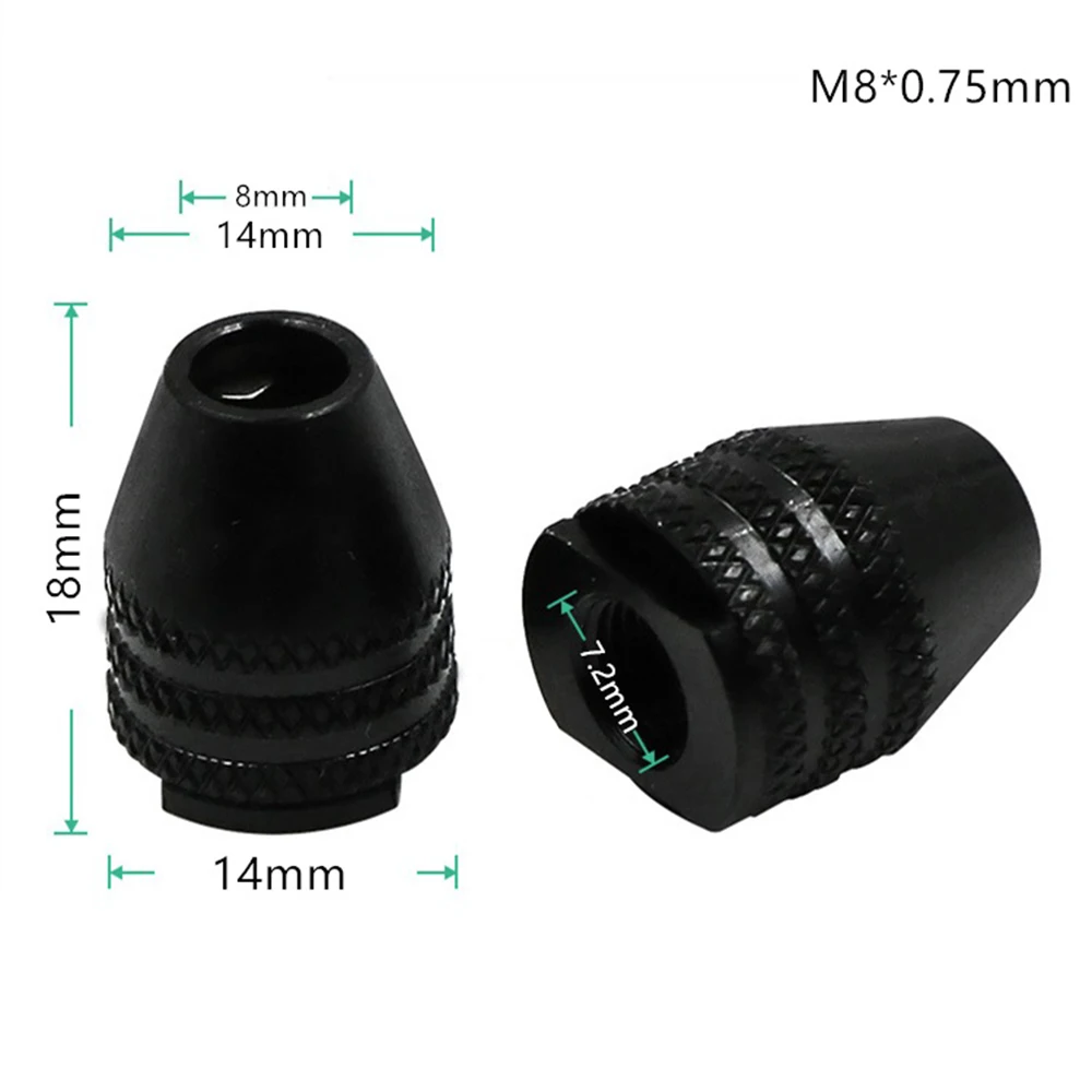 0.3-3.2mm Multi Drill Chuck Keyless For Dremel Rotary Tools Keyless Drill Bit Chucks Adapter Converter Universal Mini Adapter