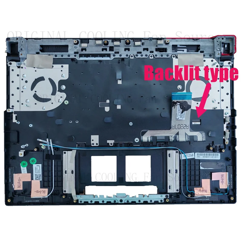 R+  FOR US-Russian Palmrest RGB PER KEY Backlit keyboard for Asus G513QM G513QE