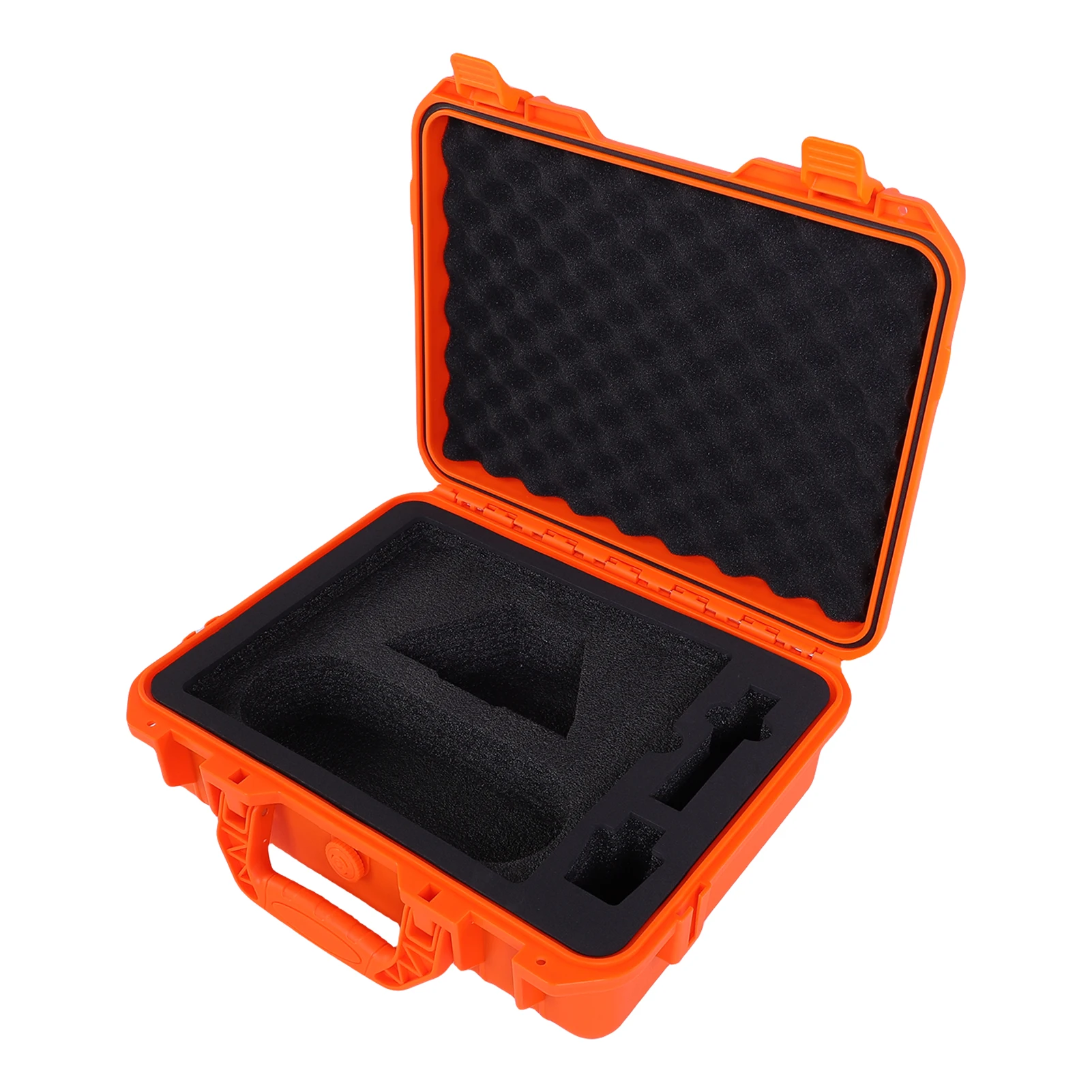 Custodia da viaggio rigida impermeabile con fibbia di bloccaggio per accessori, perfetta vestibilità per viaggi in campeggio