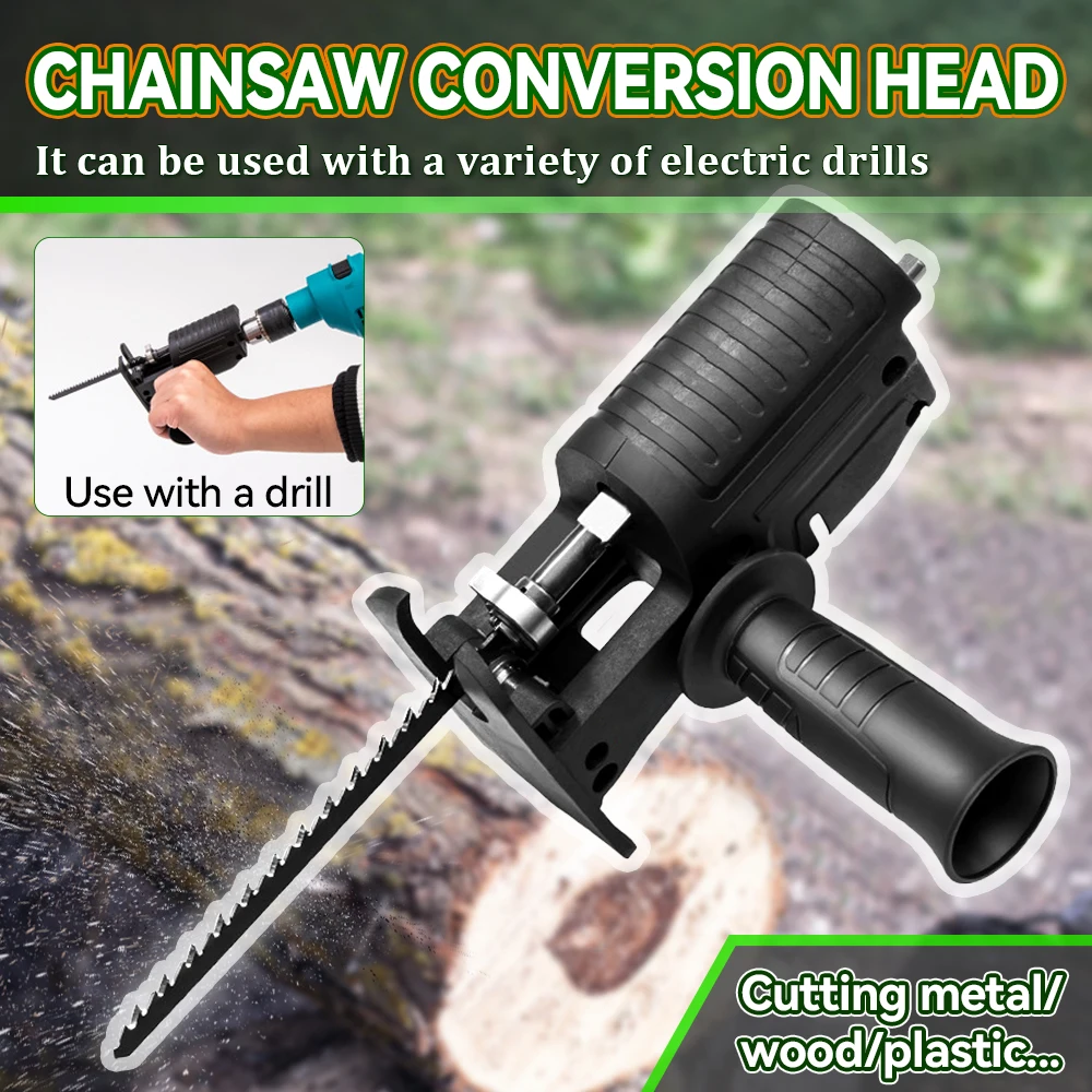 

Portable Electric Drill Modified Electric JigSaw Reciprocating Saw Adapter JigSaw Power Tool Wood Cutter Machine Attachment Kit