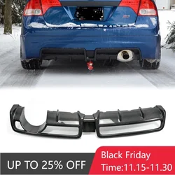 For Honda 8th Gen Civic SI (Civic FA USDM Only) Mugen Style FRP Fiber Glass Rear Diffuser Fiberglass MU Bumper Splitter Lip Kit