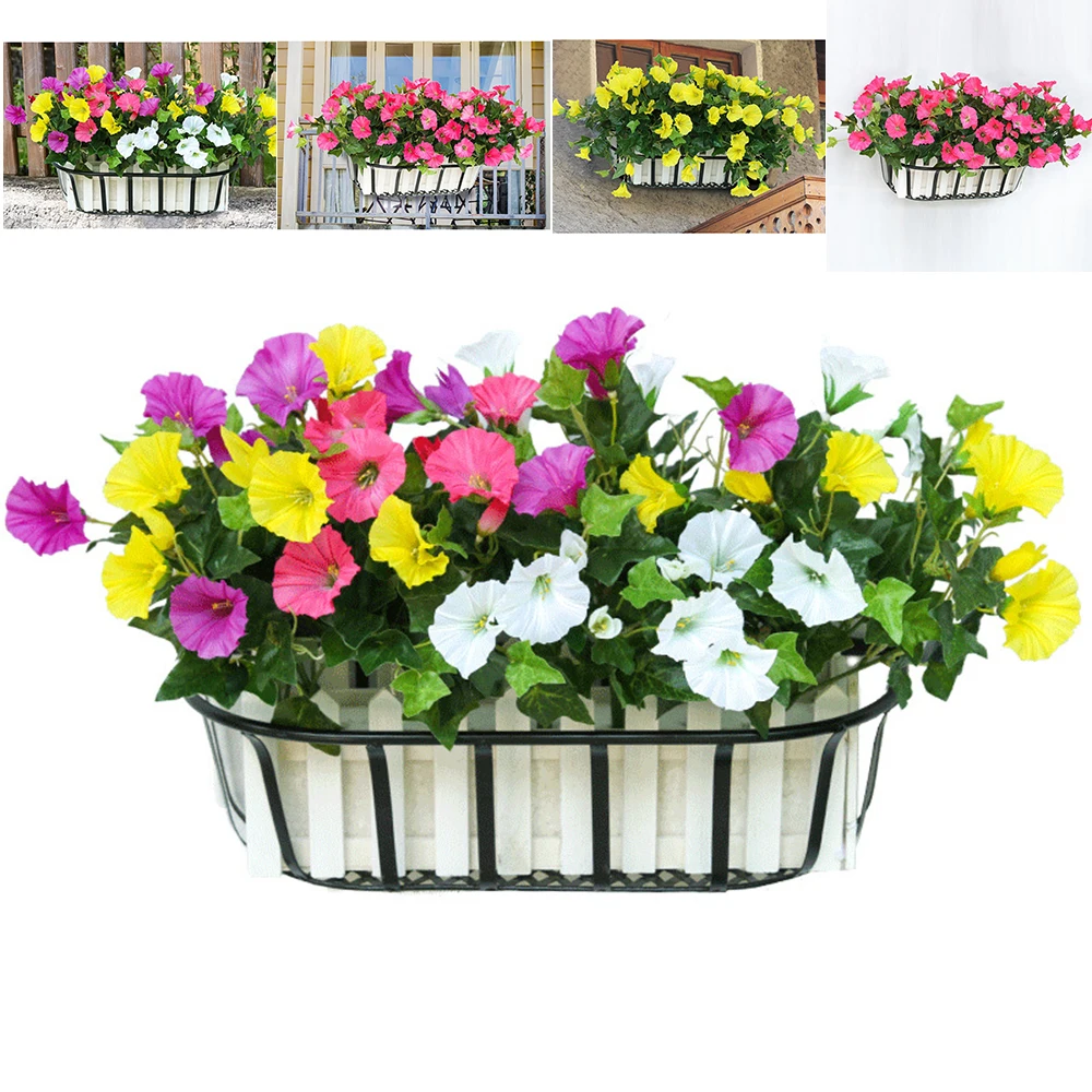 Artificial Flowers Fake Morning Glory Simulation Petunia Home Decor Plastic Durable Vibrant Caneman Decoration Homes Wedding