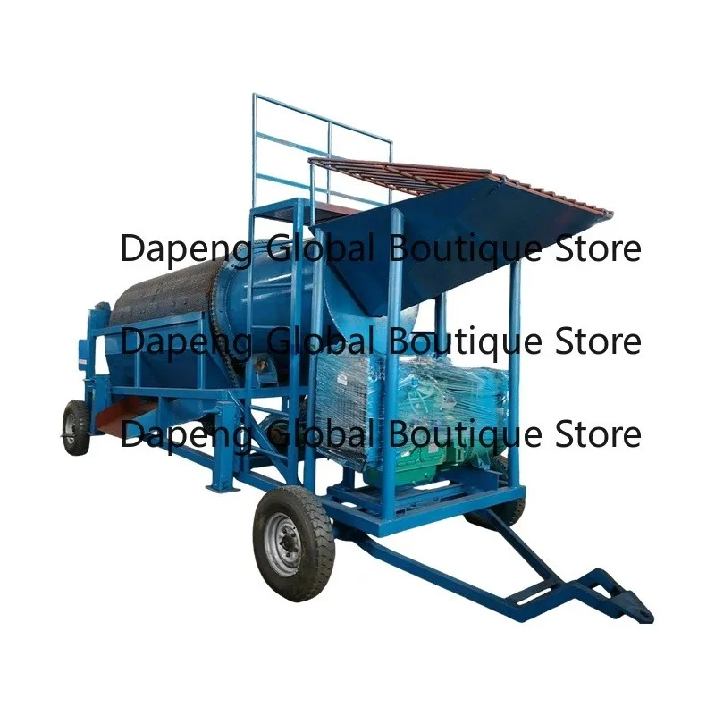 Factory Wholesale Large Scale Alluvial Gold Washing Plant Mobile Trommel Screen Gold Washing Machine