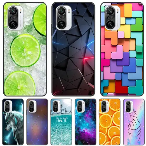 For Xiaomi Mi 11i 5G Case 6.67'' Black Bumper Coque Soft TPU Case for Xiaomi 11i Mi11i 5G Phone Back Cover Protective Shells