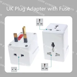 UK Malaysia Ireland British Singapore Travel Adapter 3 IN 1 Electrical Plug Multi Outlet Universal US/EU/UK Socket 13A Fused