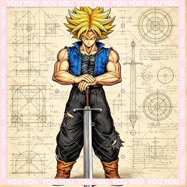 

Новая коллекционная фигурка Транка из аниме Dragon Ball Z 2026 года, ПВХ-статуэтка, модель для детей, игрушка-сюрприз, подарок, кукла