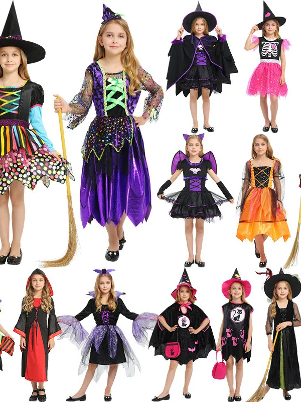 

Halloween Costumes for Kids And Girls Traditional Chinese Stage Performance Women's Clothing Ethnic Style