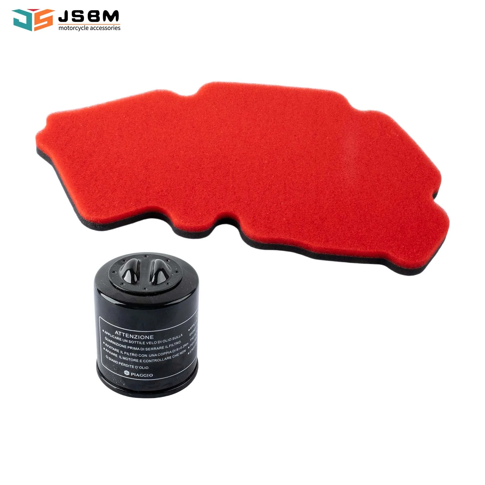 JSBM Motorcycle Air Filter Oil Filters For LONGJIA VICTORIA XDV250Si XDV300i VMAX300 / VMAX ie300 / Sixties 300i / Sixties300