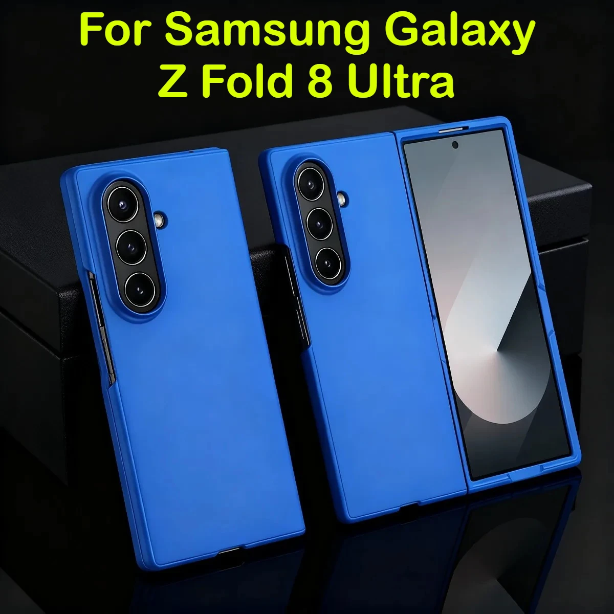 2026 Thin Candy Color Skin Feel Phone Case for Samsung Galaxy Z Fold 8 Ultra 7 6 5 4 3 Hard PC Protective Shockproof Shell Cover