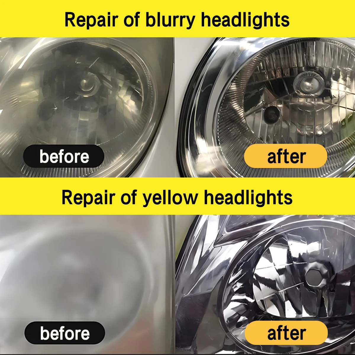 Car Headlight Restoration Polishing Kits Headlamp Scratch Remover Repair Cleaning Paste Remove Oxidation  Auto Accessories
