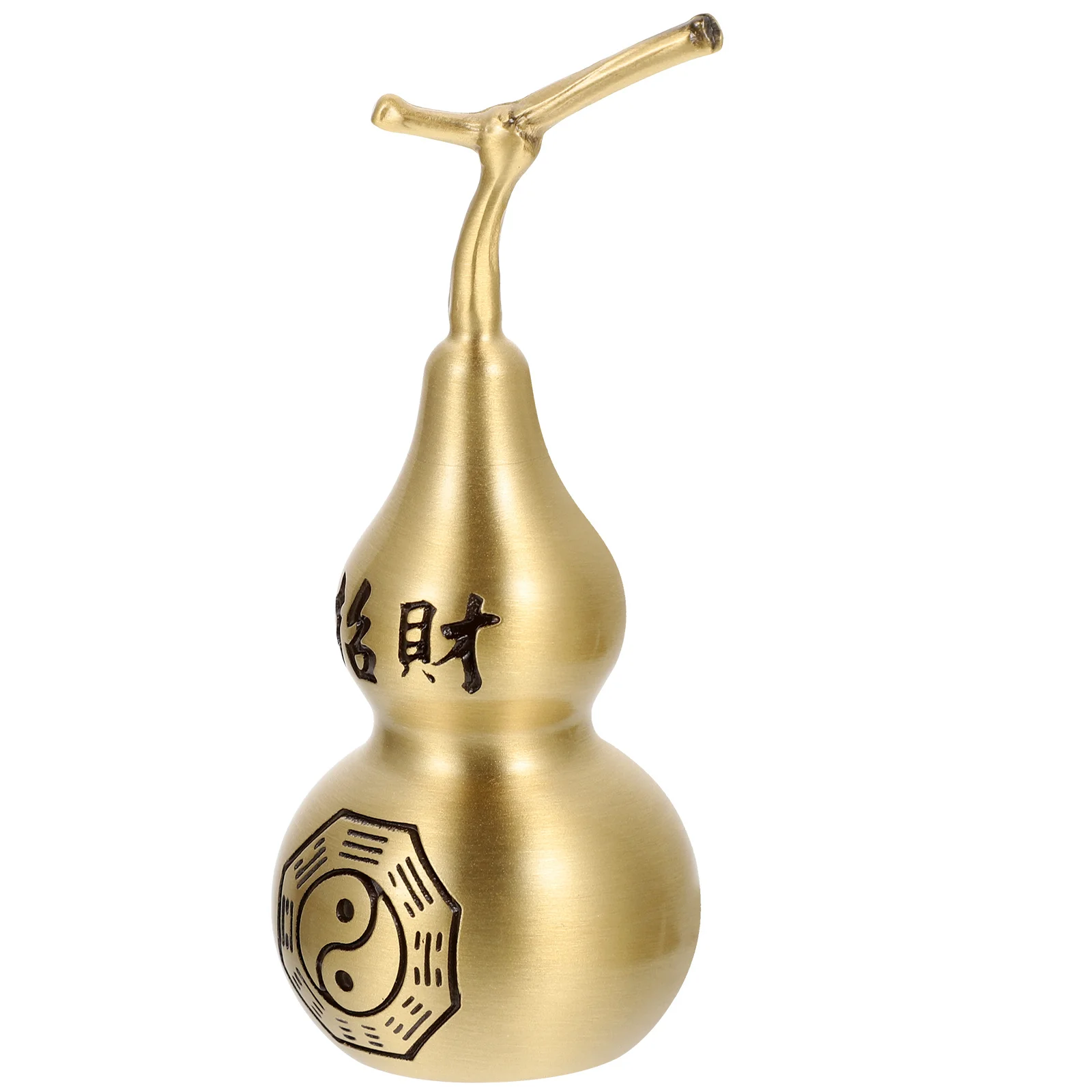 

1pcs Copper Gourd Decor Home Lucky Wealth Attracting Feng Shui Ornament Desktop Craft Accessory Fine Workmanship Elegant Design