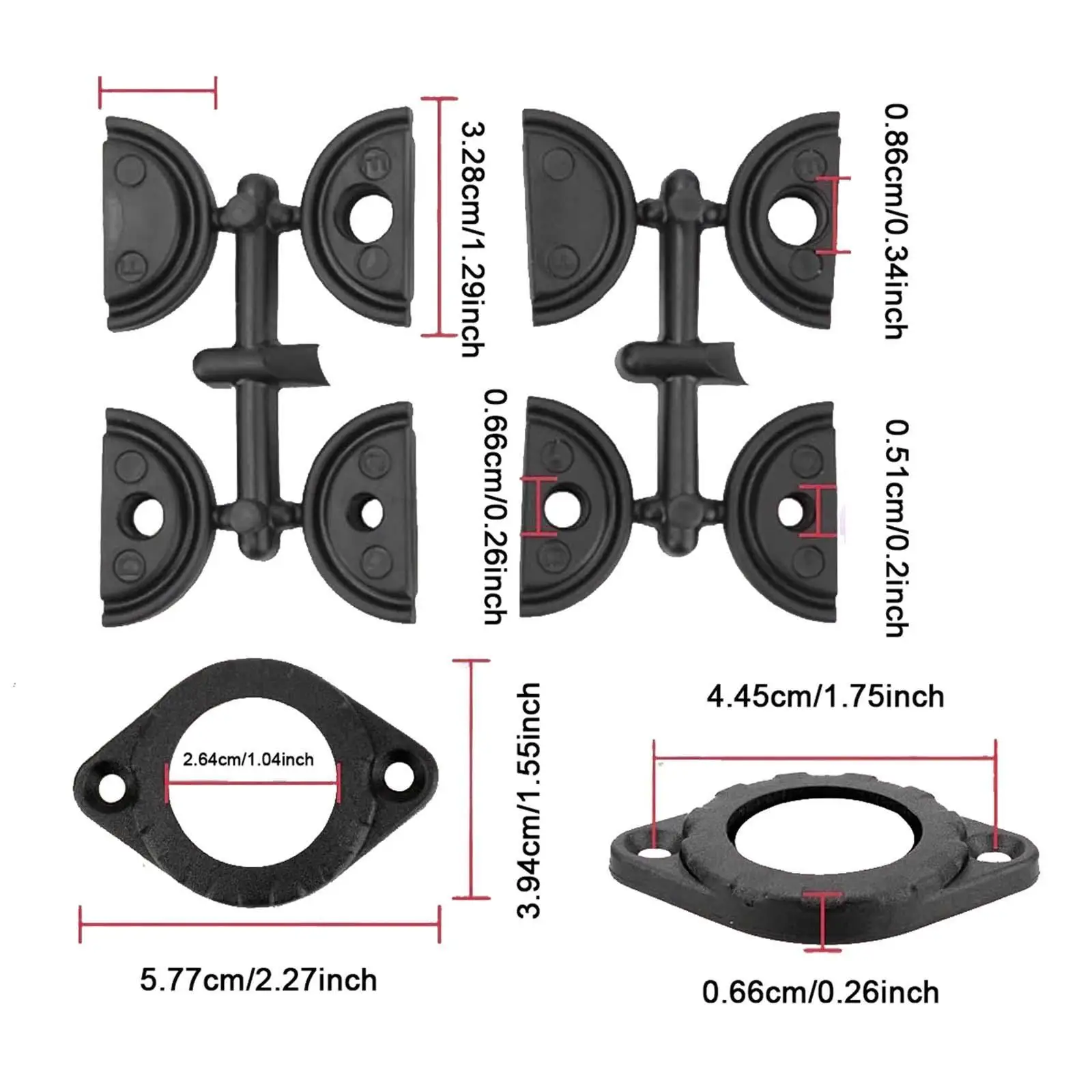 Through Hull Wiring Kit Clean Installation Pvc Boat Wiring Solution Sturdy Kayak Accessory for Fishing Gear