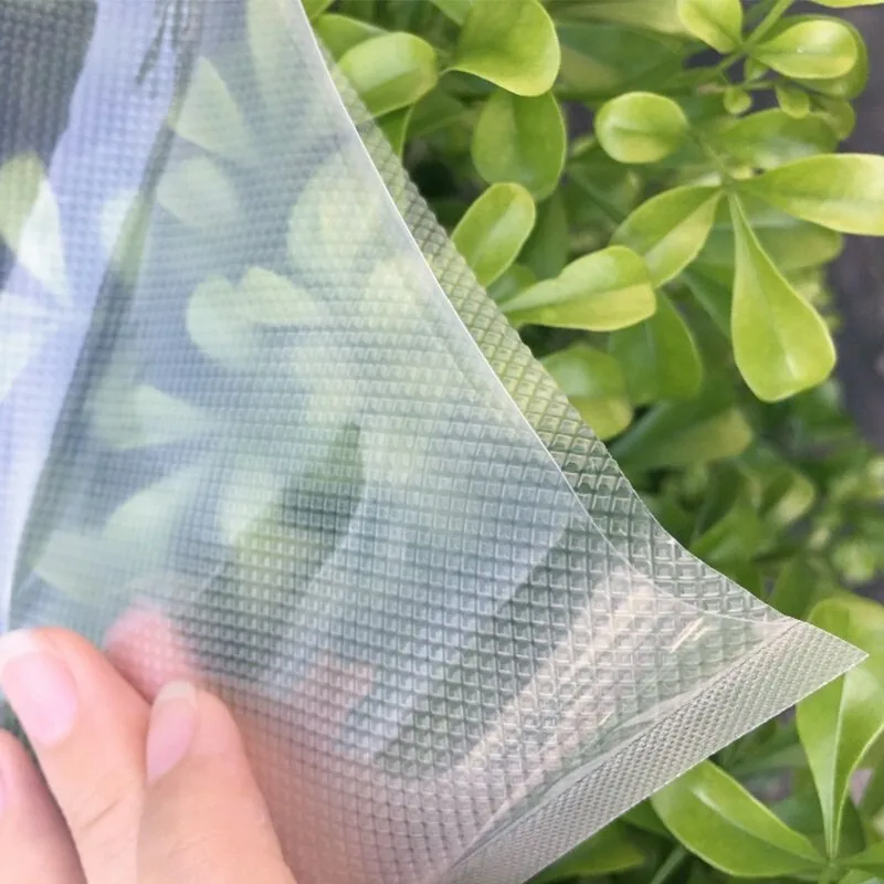 50pcs Vacuum Sealer Bags, Disposable Airtight Compression Bag, Transparent Food Packaging Bag, For Meat,Fruit And Vegetable image 4