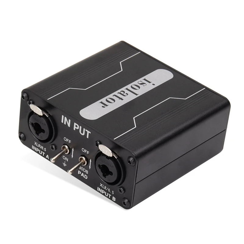 Áudio Isolador Atual Som Cancelamento Mixer Microfone Filtro Terrestre Comum Medidor Isolador de Ruído Multifuncional Gx200