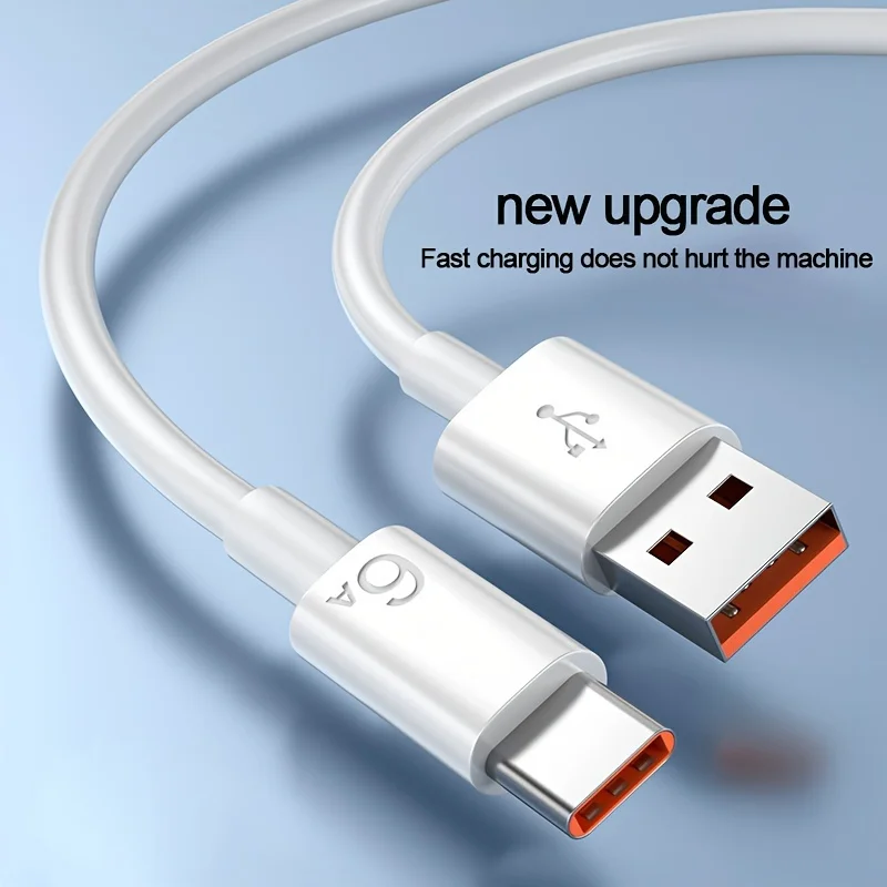 Cable de carga rápida USB-C Extra largo para Galaxy S24 S23 S22 13 Redmi Honor OPPO VIVO Oneplus cargador de teléfonos Android USB a Ty
