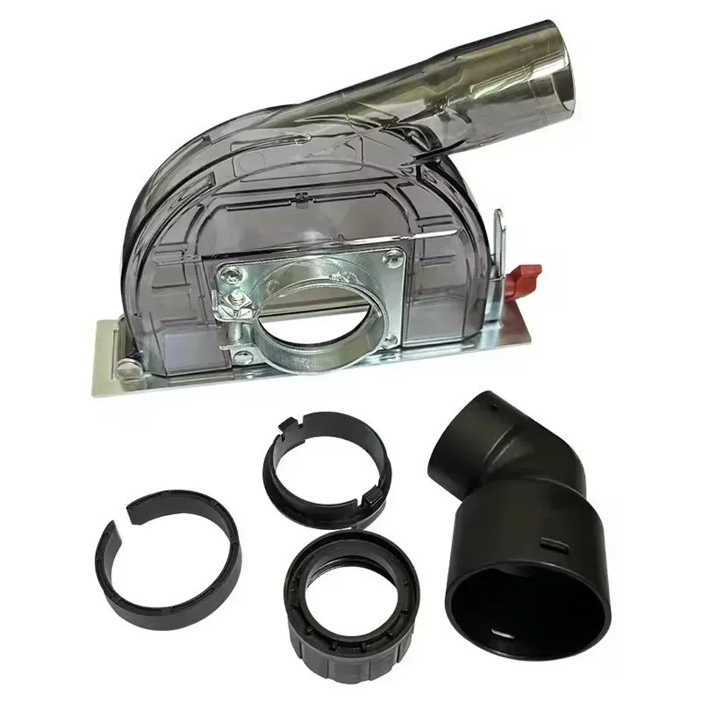 

Dust Shroud Adjustable Cutting Depth 0-30mm Dust Collector For 4 & 5 Inch Angle Grinders Compatible With Most Vacuum Cleaners