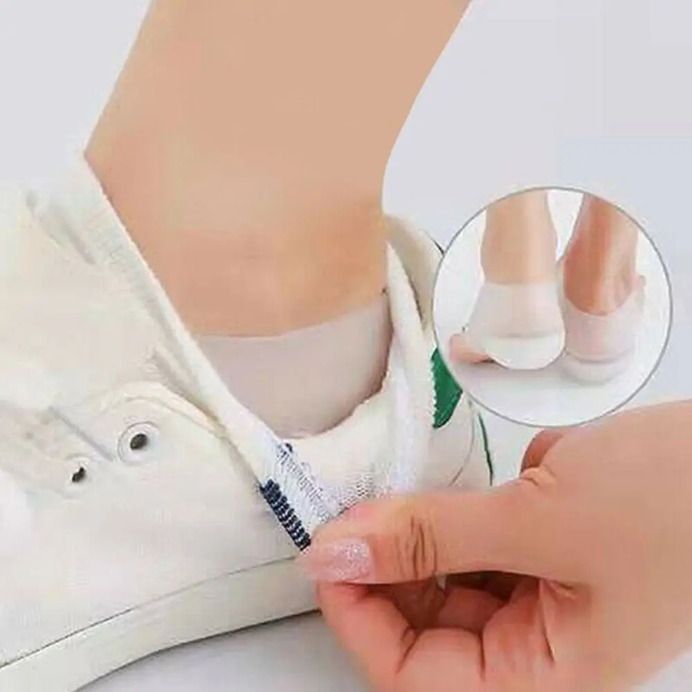 

Portable Invisible Height Increased Insole Elastic Silicone Heel Cushion Unisex Shoe Sole Gel Heel Pads