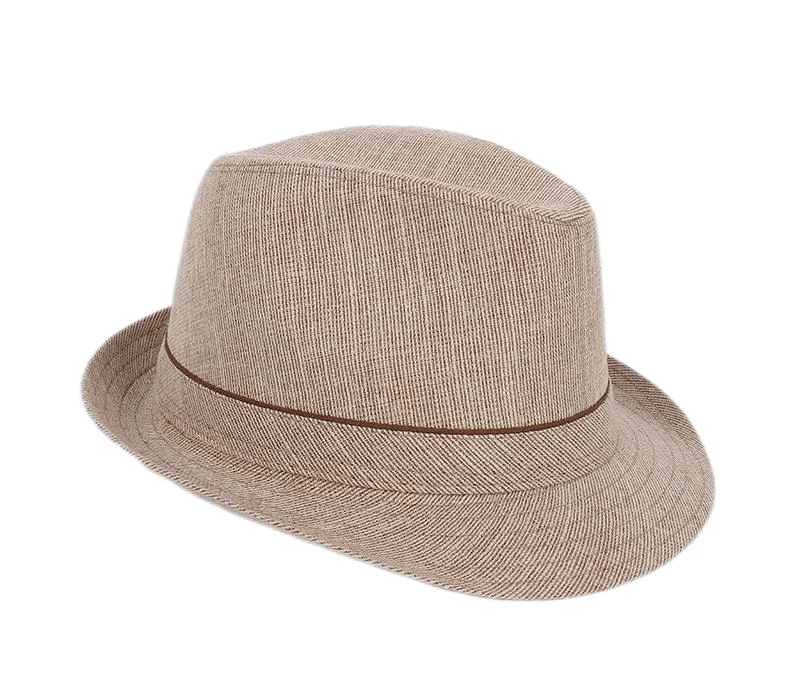 Men Fedoras Top Jazz Plaid Hat Adult Bowler Hats Classic Version Chapeau Hats