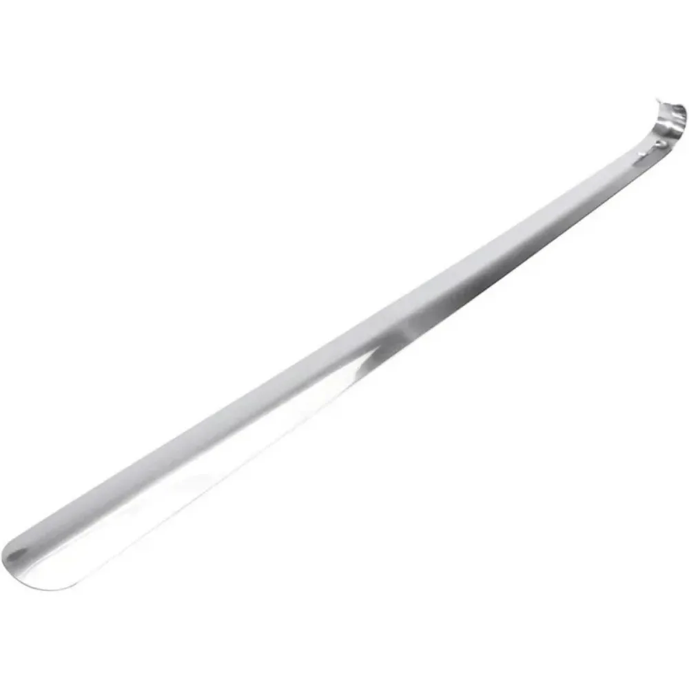 42cm Extra Long Shoe Horn Stainless Steel Lifter Aid Slip Shoe Pull Tool Silver Metal Shoehorn