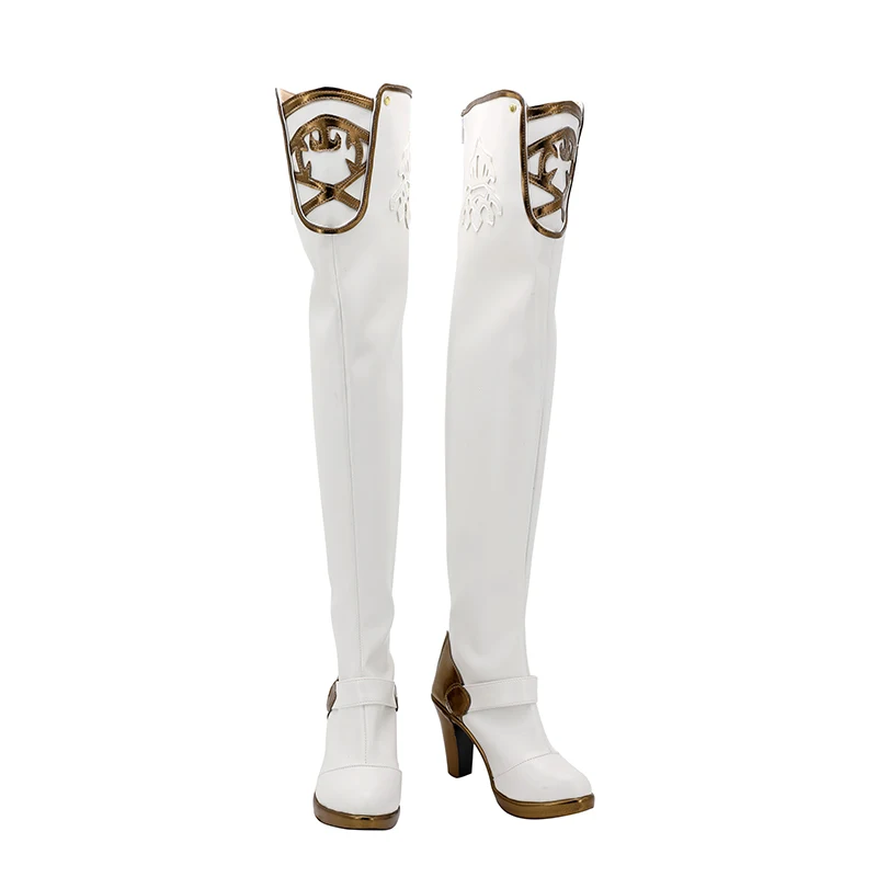 Game NieR Automata YoRHa Commander Cheongsam Cosplay Schoenen Laarzen Vrouwen