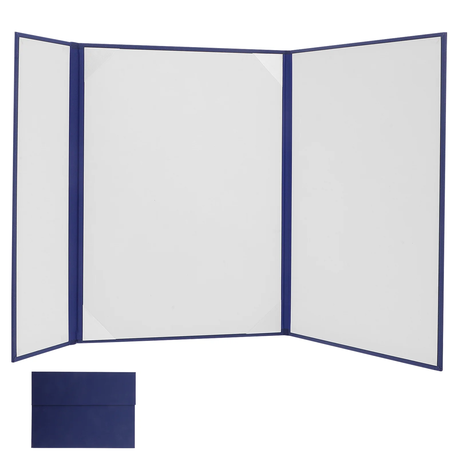 Cubierta de certificado Cubiertas de diploma Carpetas de premios Soportes en blanco Papel de paciente triple