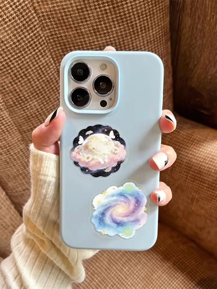 AliExpress lanxihaibao 50PCS New Cartoon Starry Sky Space Star Space Planet Graffiti Stickers Bicycle Handbag Pencil Box Waterproof PVC Stickers