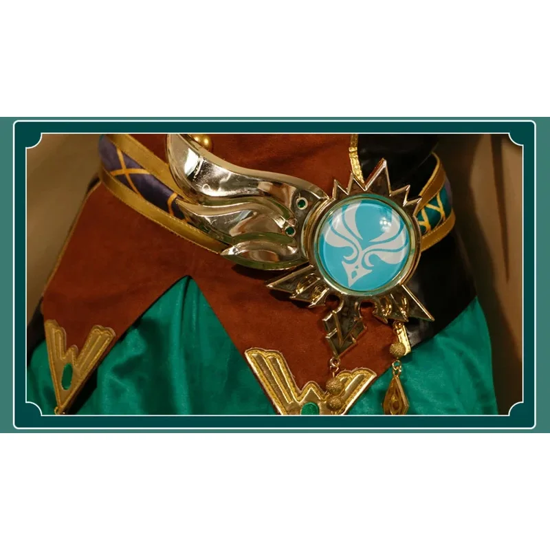 ZA01 【Wetrose】 w magazynie Venti SSR przebranie na karnawał Barbatos Anemo Archon Venti Barbatos pełny zestaw peruka Halloween ShoesZa0@