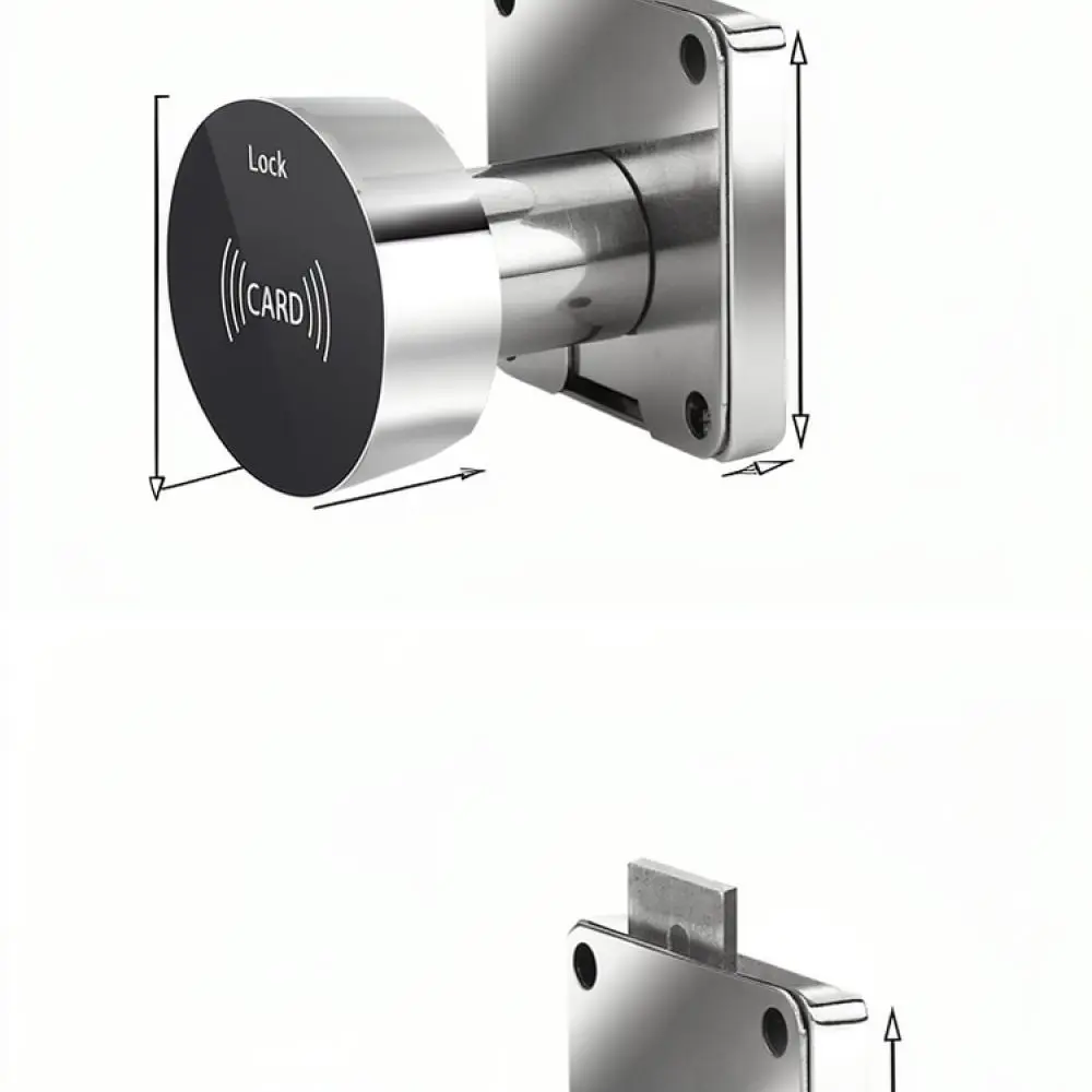 Smart Furniture Drawer Lock Fingerprint Password Swipe Card Access Security Cabinet Keyless Protection Office Home Hardware