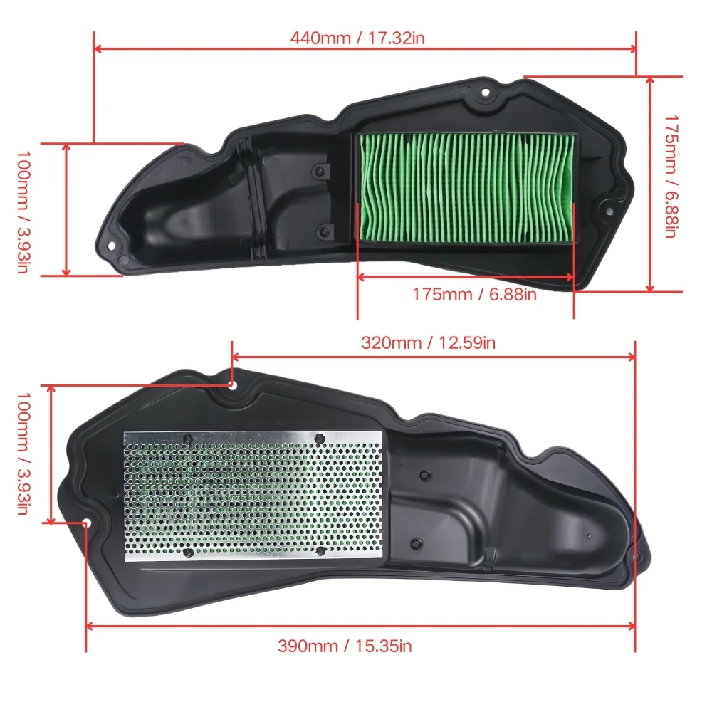 Motorcycle Engine Air Filter For Honda PCX125 PCX160 PCX 125 PCX 160 2021 2022 2023 Motorcycle Accessories