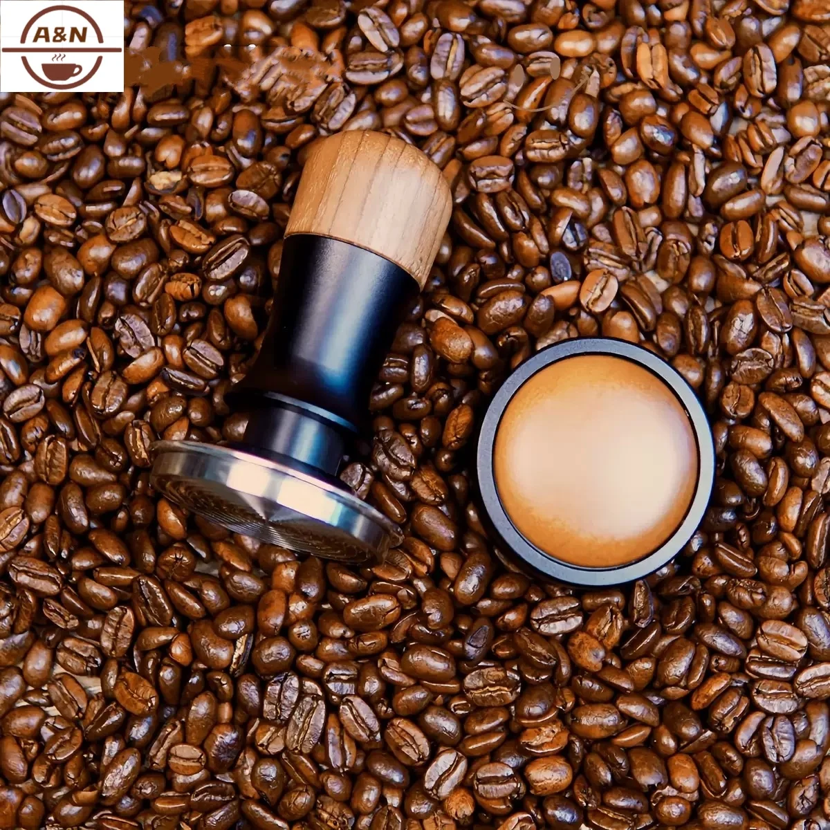 

Espresso Tamper 51/53/58mm-Springs Calibrated Loaded Coffee Tamper for Portafilter DelongHI, Breville, E61 Barista Accesories