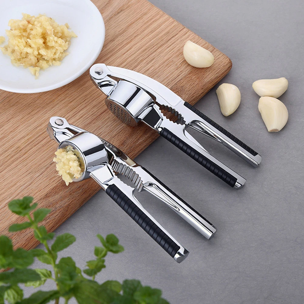 

Garlic Press Dishwasher Safe Nut Presser Slicer Multipurpose Alloy Mincer Easy Squeeze