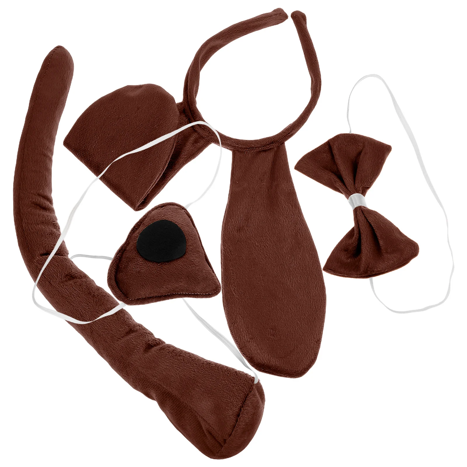 1Set Halloween Animal Costume Set for Kids Adorable Puppy Theme Accessories Ideal for Cosplay Party Photo Props Fun