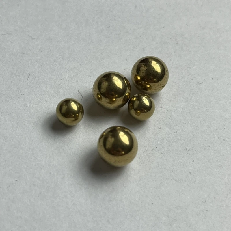 

1/2/5/10/50/100Pcs H62 Solid Precision Brass Ball Diameter 1/1.8/2/2.2/3/3.5/4/5/6/7/8/9/10/ 20/30/40/50/60mm Pure Brass Ball