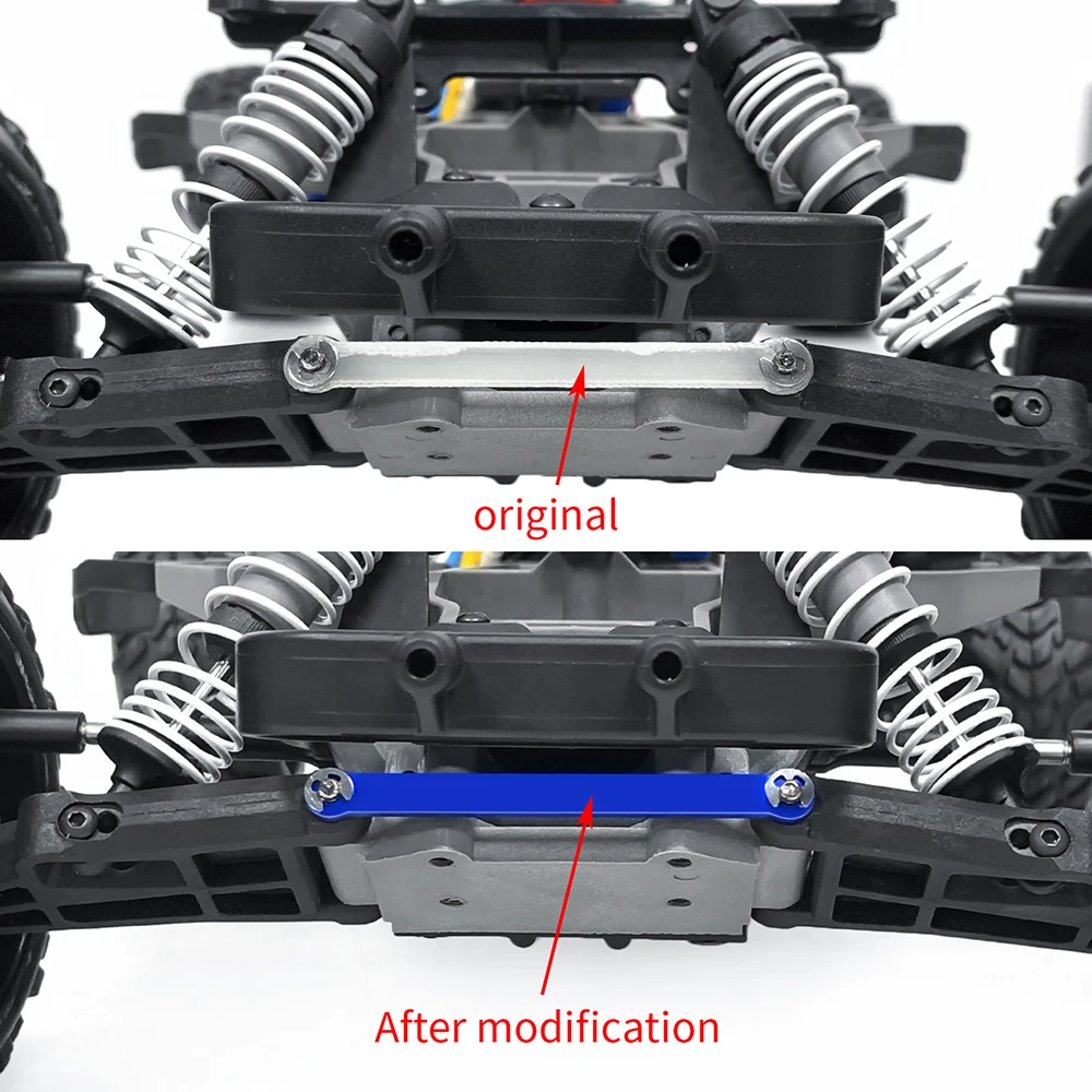 Yeahrun Aluminium legierung vorne untere Schwinge Druckplatte für Schrägstrich 2WD RC Auto Monster Truck Upgrade Teile