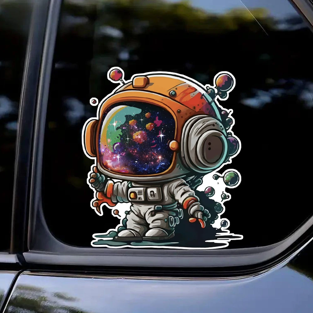 Hаклейка на авто Космонавт Waterproof Car Decorative Decal, Suitable for Cars, Laptops, Bumpers, Glass Window Sticker