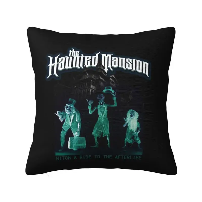 

Custom Fashion Haunted Mansion Movie Cushion Cover 40x40cm Soft Pillow for Sofa Square Pillowcase