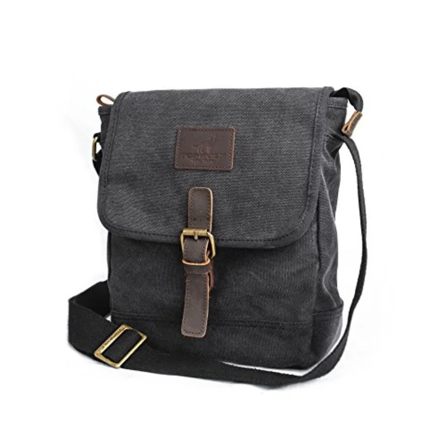 

Canvas Messenger Bag Small Crossbody Bag Casual Travel Working Tools Bag Shoulder Bag Hold Phone Handset Anti Theft Small Casua