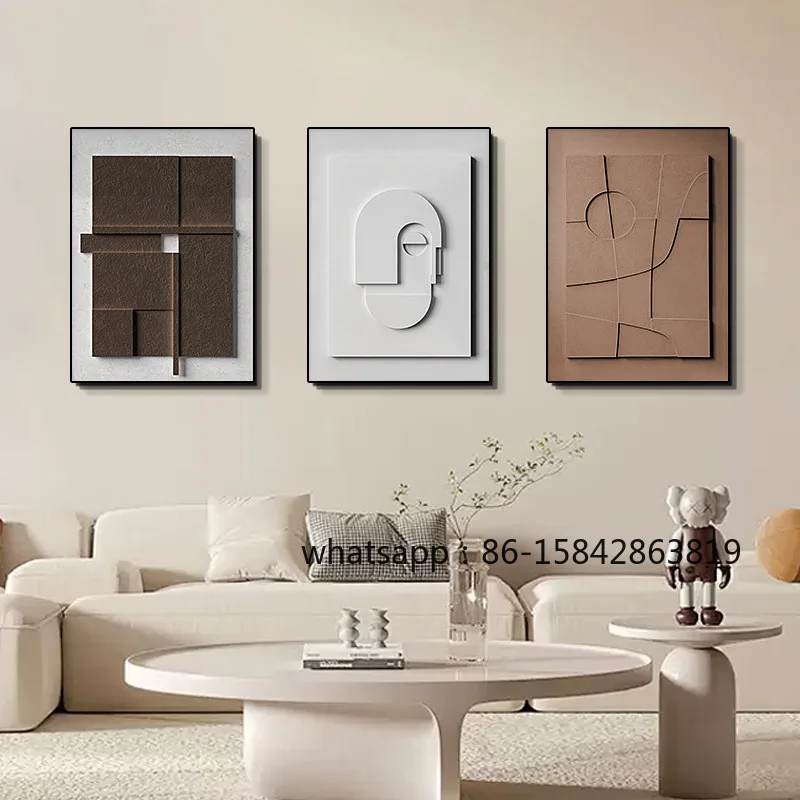 Color Model Black Frame Living Room Decoration Homestay Mural Wholesale
