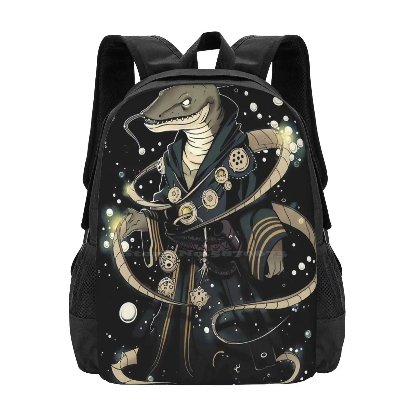 Electric Eel Guardian Hot Sale Schoolbag Backpack Fashion Bags Undersea Ai Shark Ocean